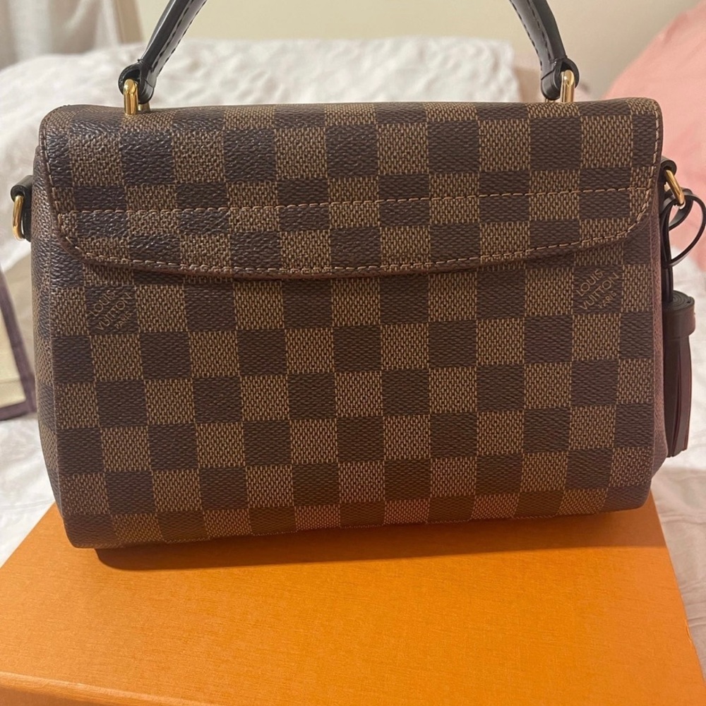 Louis Vuitton Brown Checkered Crossbody Bag - Picture 4 of 13